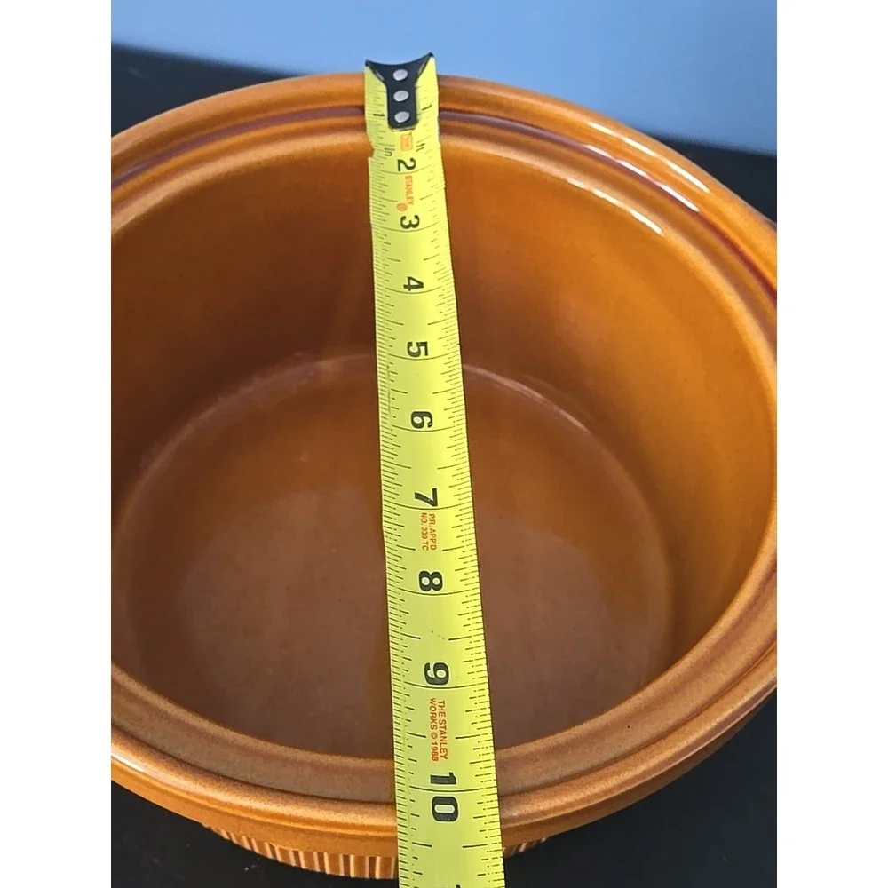 Rival Crockpot Replacement Removable Brown Stoneware‎ Insert VTG